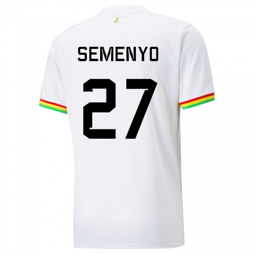 Niño Camiseta Ghana Antoine Semenyo #27 Blanco 1ª Equipación 22-24 La Camisa Chile