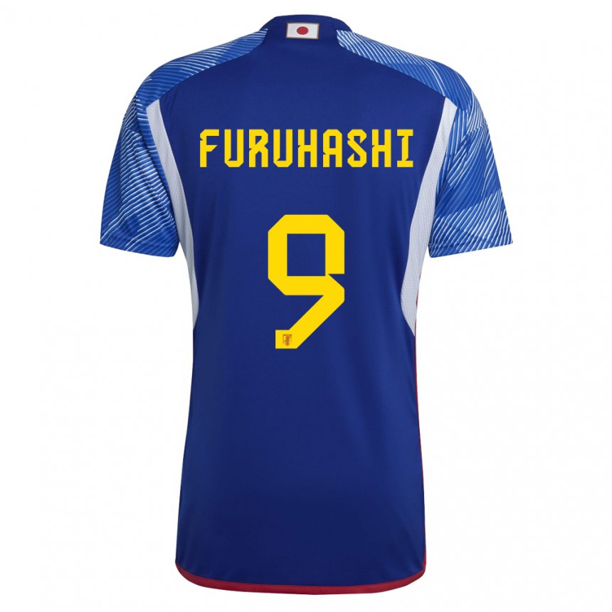 Niño Camiseta Japón Kyogo Furuhashi #9 Azul Real 1ª Equipación 22-24 La Camisa Chile