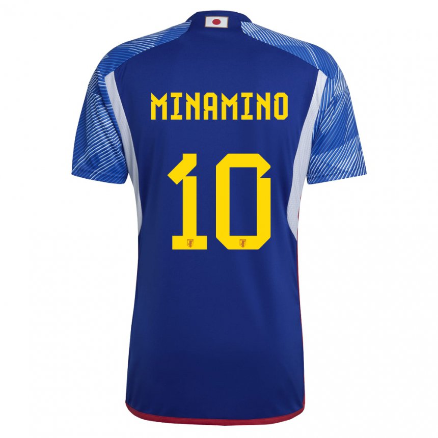 Niño Camiseta Japón Takumi Minamino #10 Azul Real 1ª Equipación 22-24 La Camisa Chile