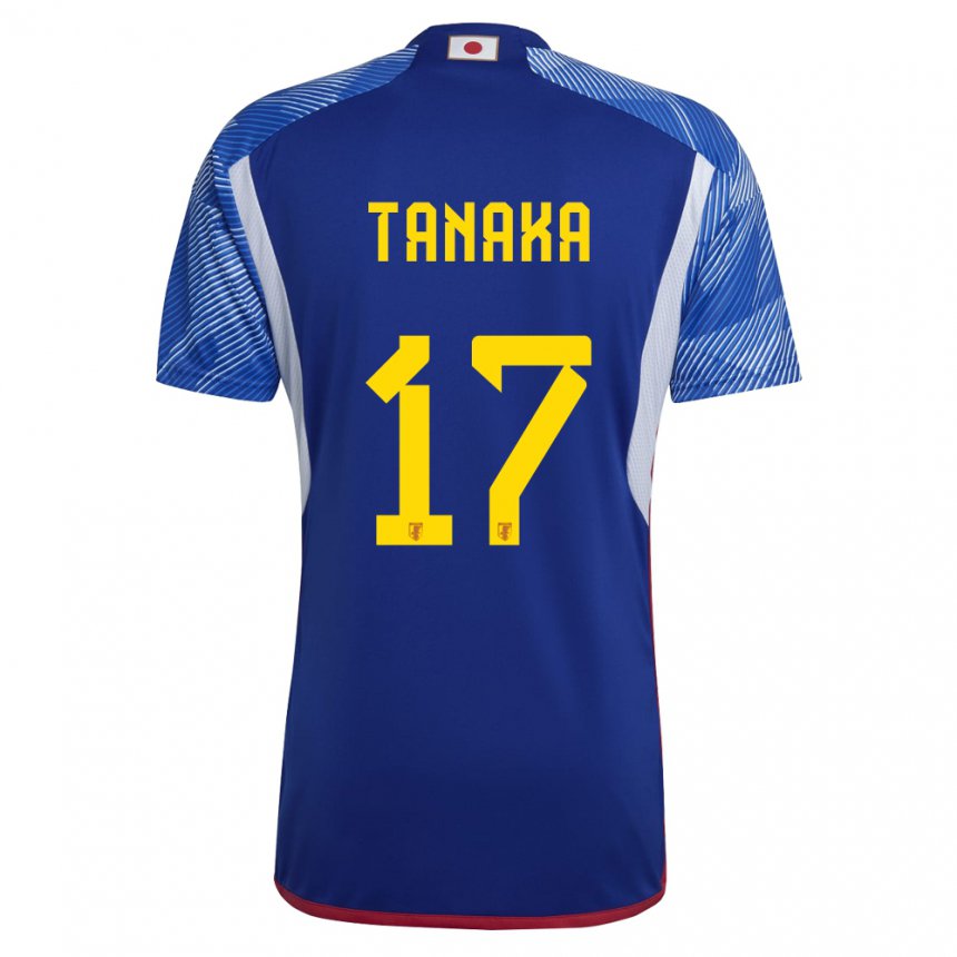 Niño Camiseta Japón Ao Tanaka #17 Azul Real 1ª Equipación 22-24 La Camisa Chile