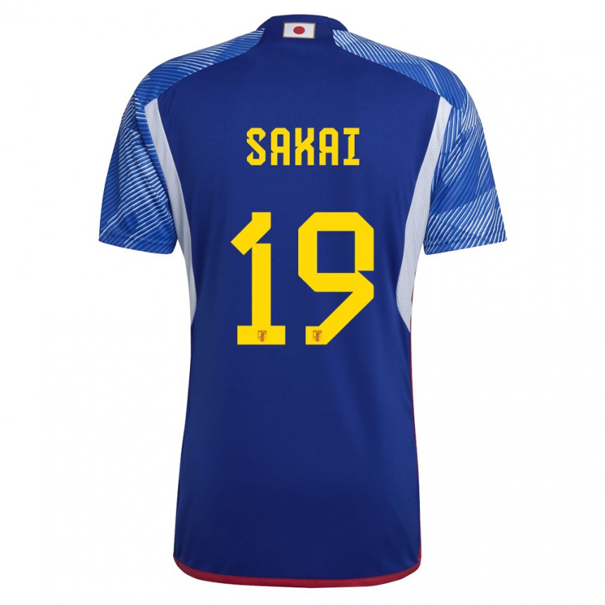 Niño Camiseta Japón Hiroki Sakai #19 Azul Real 1ª Equipación 22-24 La Camisa Chile