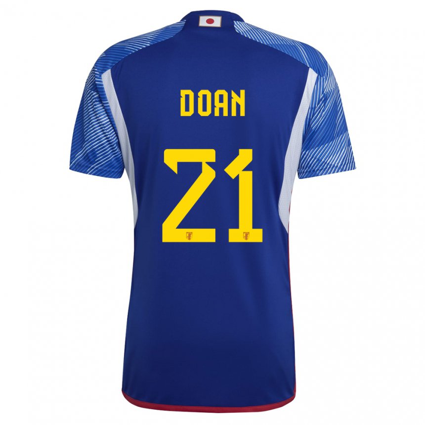 Niño Camiseta Japón Ritsu Doan #21 Azul Real 1ª Equipación 22-24 La Camisa Chile