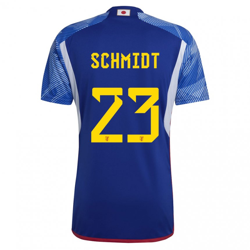 Niño Camiseta Japón Daniel Schmidt #23 Azul Real 1ª Equipación 22-24 La Camisa Chile