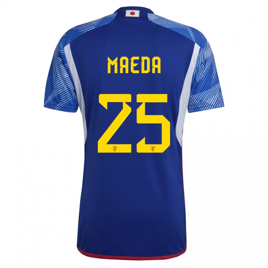 Niño Camiseta Japón Daizen Maeda #25 Azul Real 1ª Equipación 22-24 La Camisa Chile