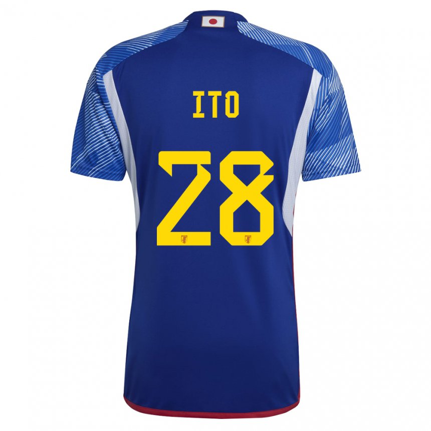 Niño Camiseta Japón Hiroki Ito #28 Azul Real 1ª Equipación 22-24 La Camisa Chile