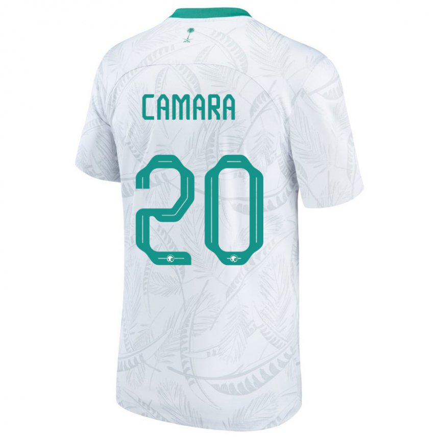 Niño Camiseta Arabia Saudita Haroune Camara #20 Blanco 1ª Equipación 22-24 La Camisa Chile