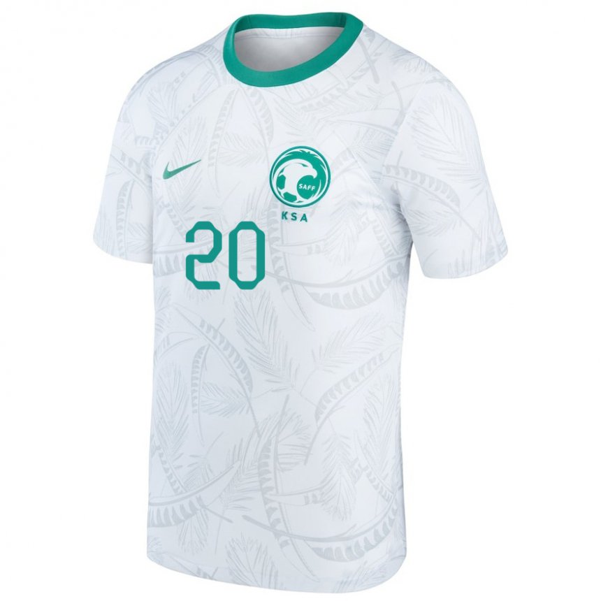 Niño Camiseta Arabia Saudita Haroune Camara #20 Blanco 1ª Equipación 22-24 La Camisa Chile