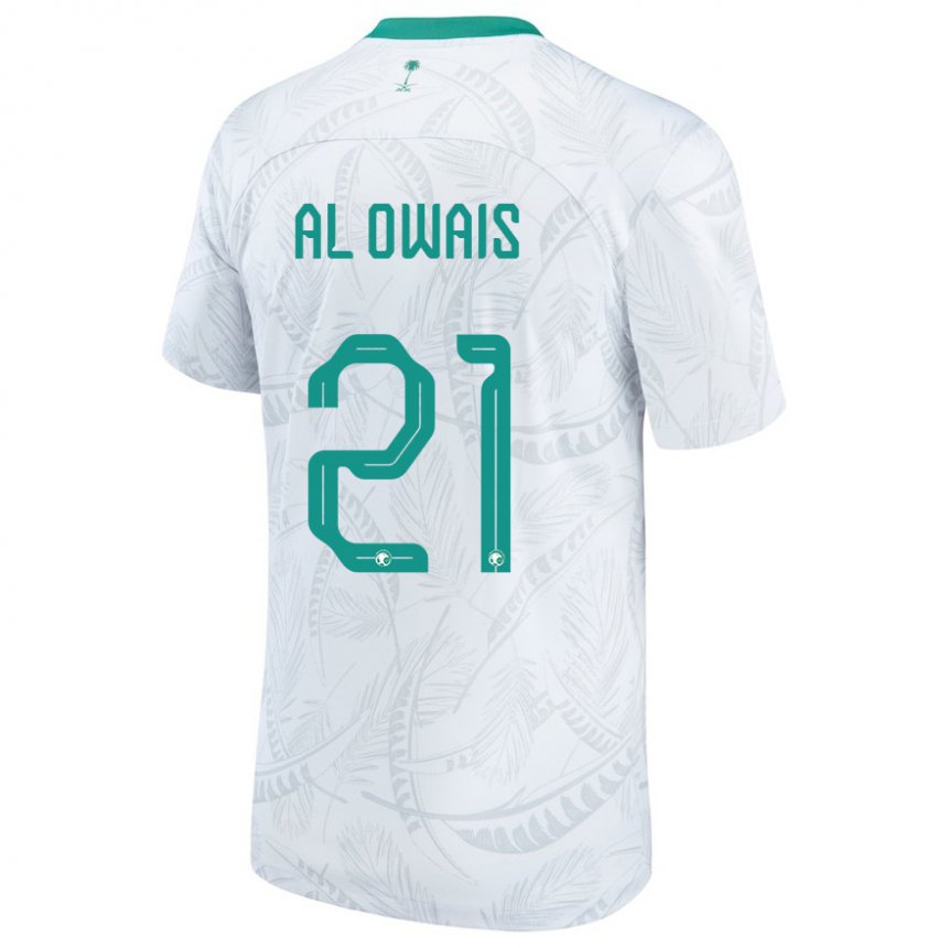 Niño Camiseta Arabia Saudita Mohammed Al Owais #21 Blanco 1ª Equipación 22-24 La Camisa Chile