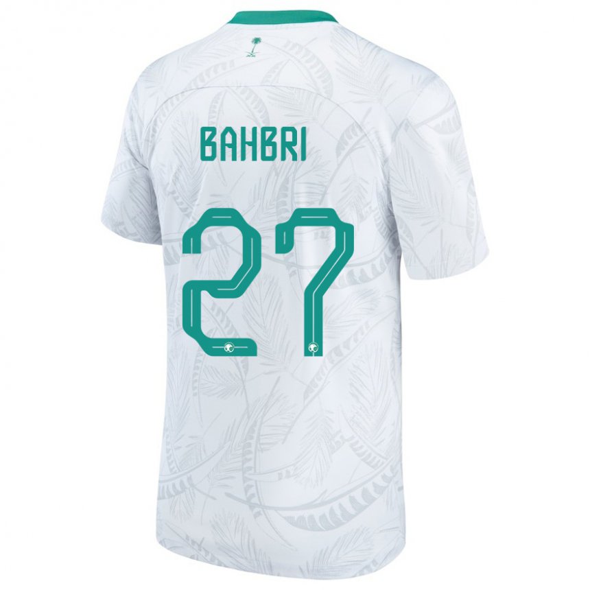 Niño Camiseta Arabia Saudita Hatan Bahbri #27 Blanco 1ª Equipación 22-24 La Camisa Chile