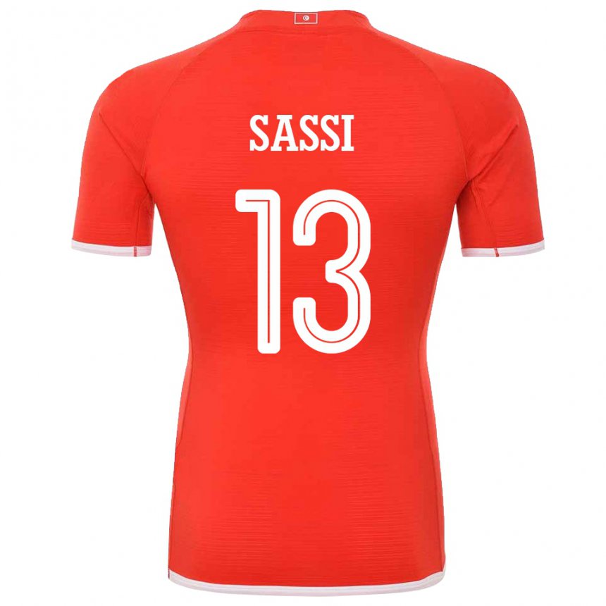 Niño Camiseta Túnez Ferjani Sassi #13 Rojo 1ª Equipación 22-24 La Camisa Chile