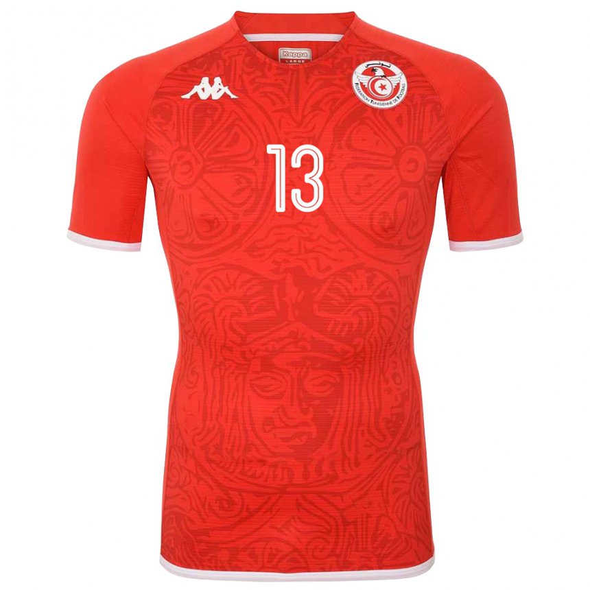 Niño Camiseta Túnez Ferjani Sassi #13 Rojo 1ª Equipación 22-24 La Camisa Chile