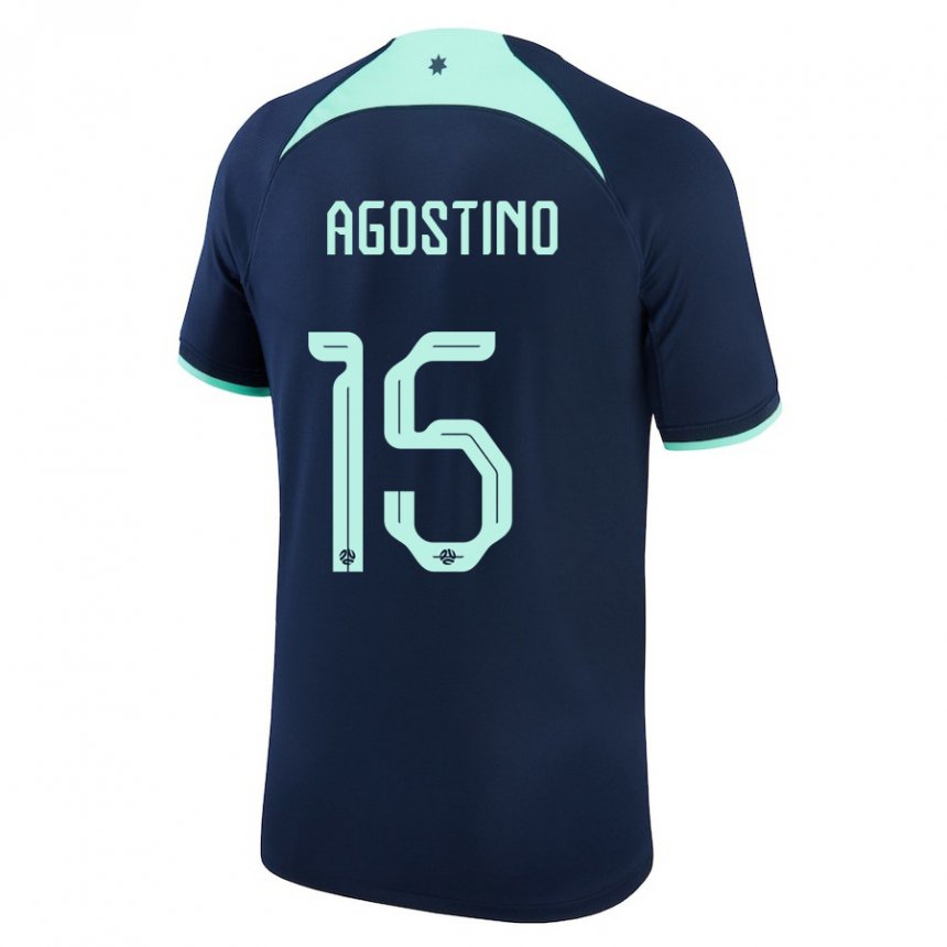 Niño Camiseta Australia Nick D'agostino #15 Azul Oscuro 2ª Equipación 22-24 La Camisa Chile