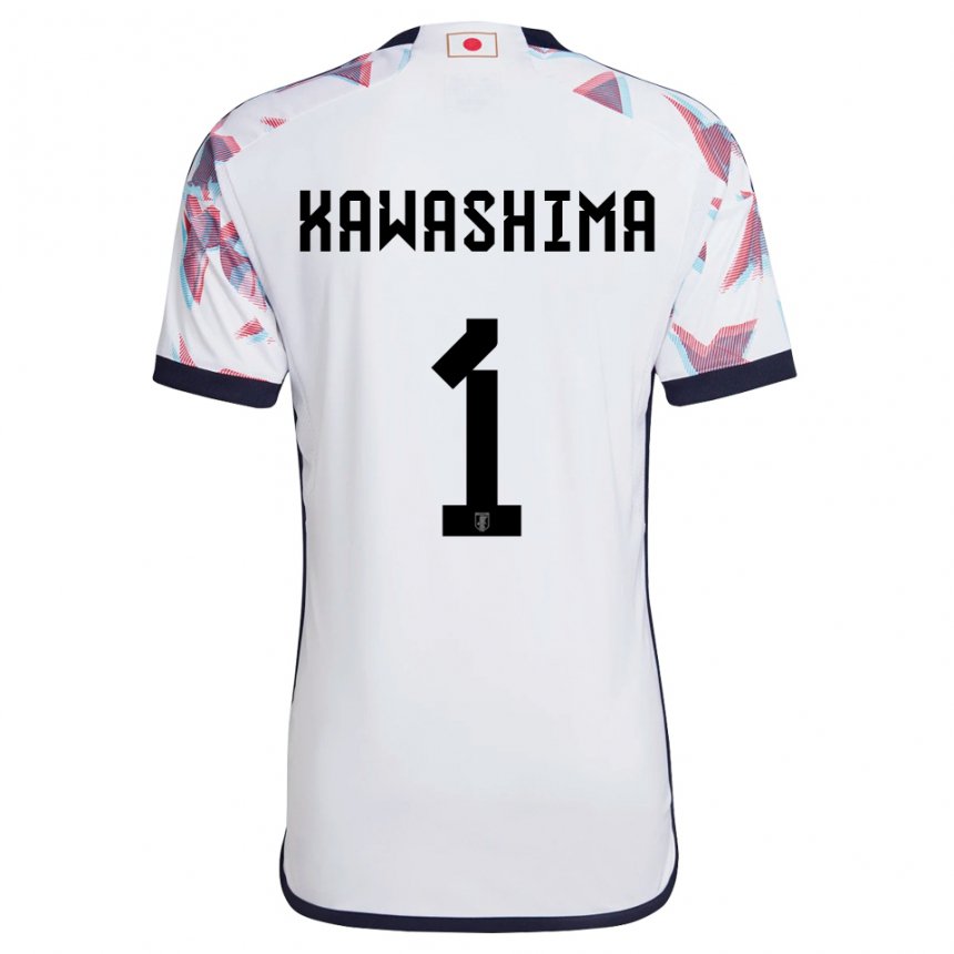 Niño Camiseta Japón Eiji Kawashima #1 Blanco 2ª Equipación 22-24 La Camisa Chile