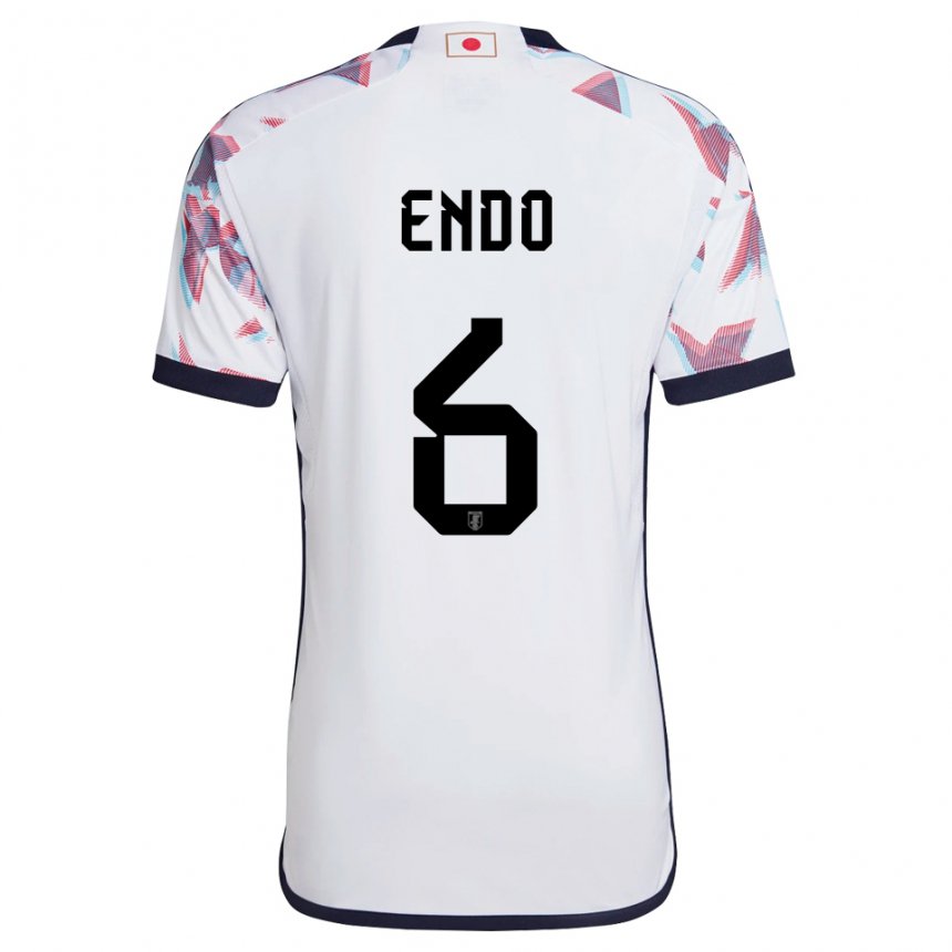 Niño Camiseta Japón Wataru Endo #6 Blanco 2ª Equipación 22-24 La Camisa Chile