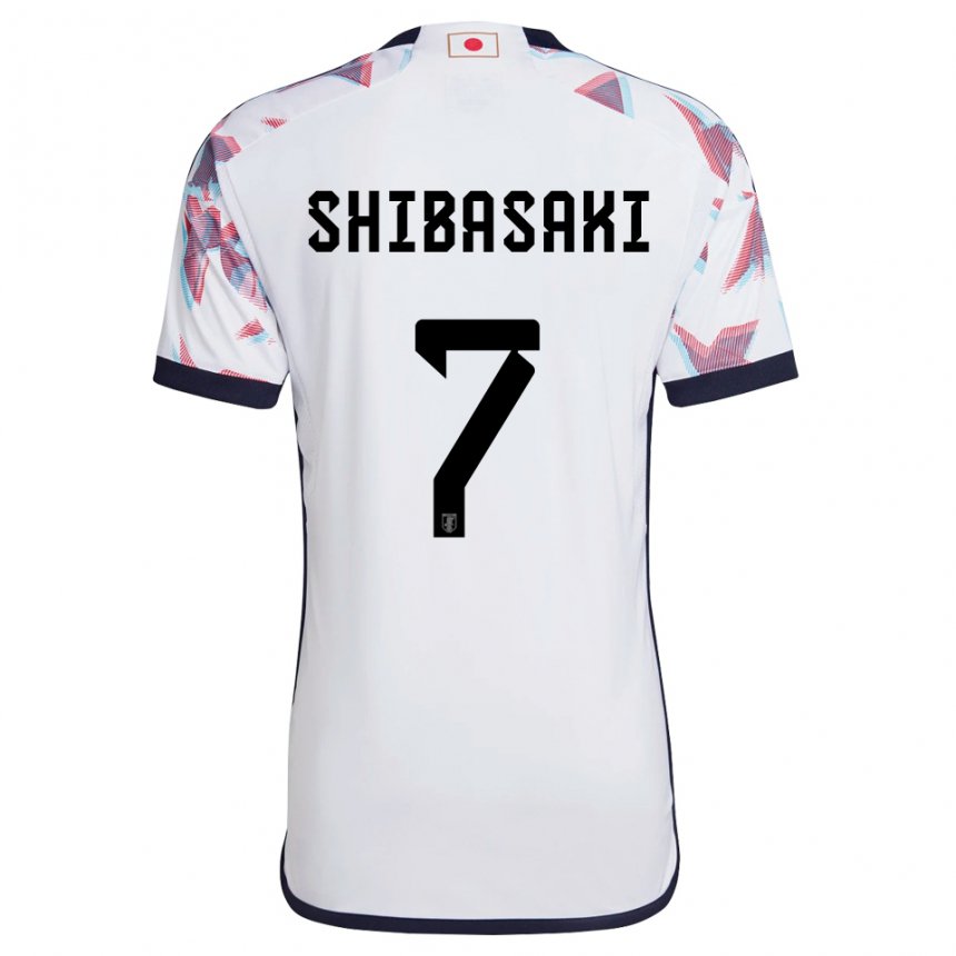 Niño Camiseta Japón Gaku Shibasaki #7 Blanco 2ª Equipación 22-24 La Camisa Chile