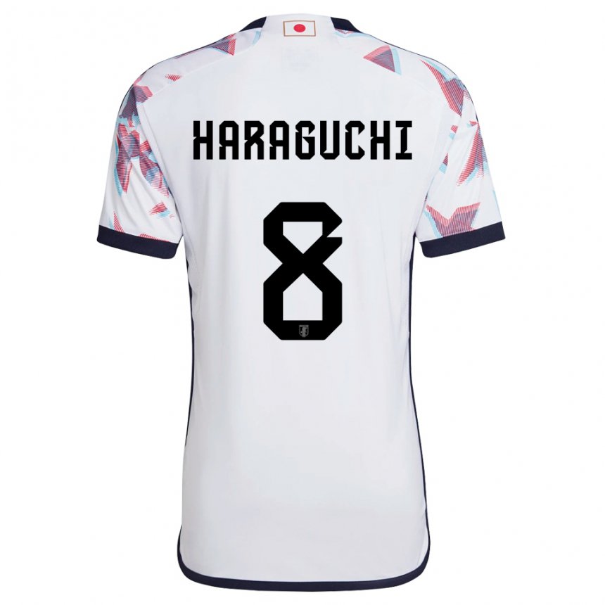 Niño Camiseta Japón Genki Haraguchi #8 Blanco 2ª Equipación 22-24 La Camisa Chile