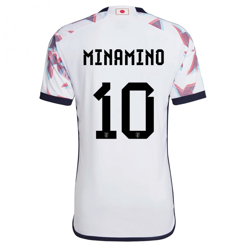 Niño Camiseta Japón Takumi Minamino #10 Blanco 2ª Equipación 22-24 La Camisa Chile