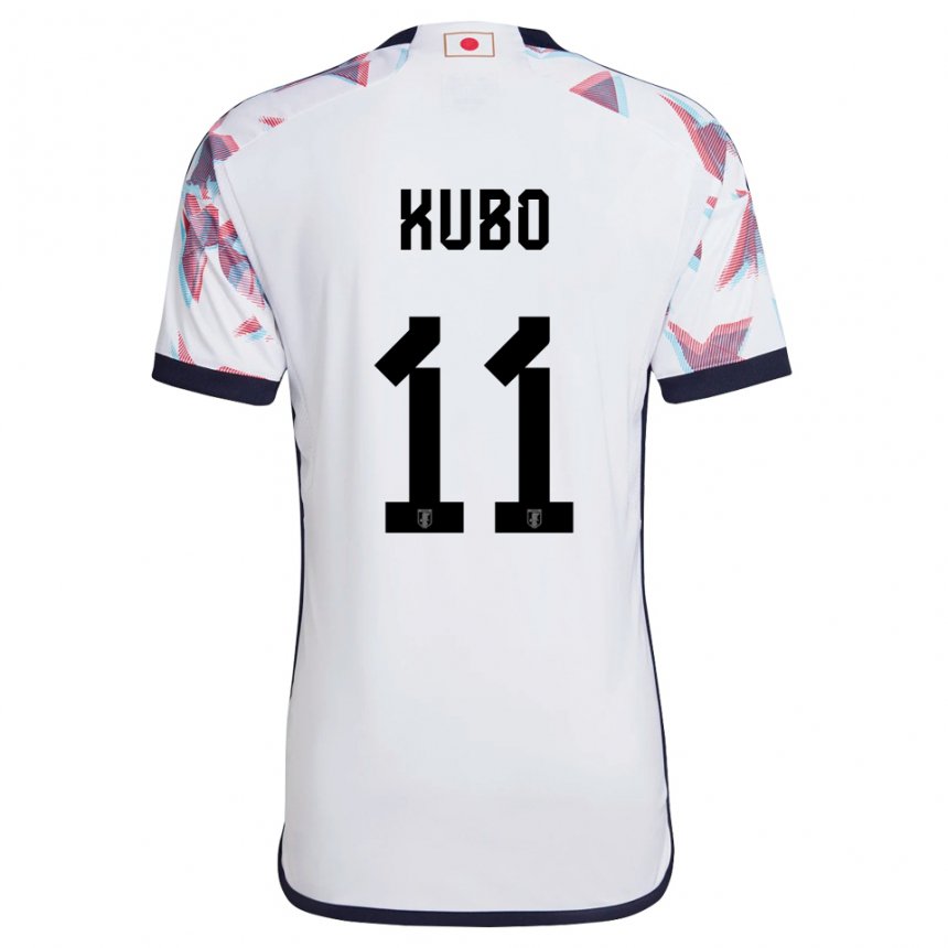 Niño Camiseta Japón Takefusa Kubo #11 Blanco 2ª Equipación 22-24 La Camisa Chile