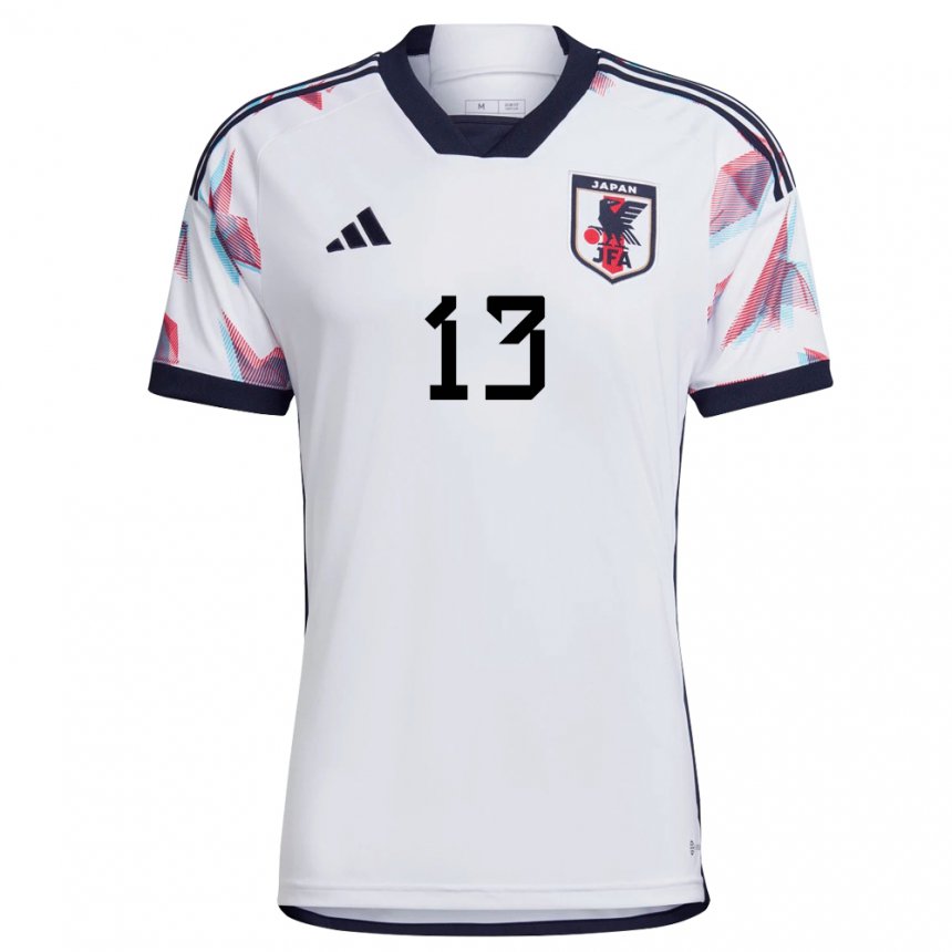 Niño Camiseta Japón Hidemasa Morita #13 Blanco 2ª Equipación 22-24 La Camisa Chile