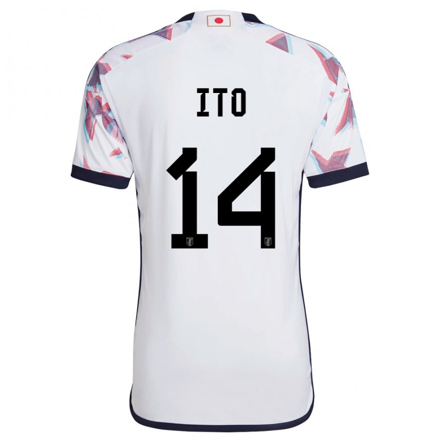 Niño Camiseta Japón Junya Ito #14 Blanco 2ª Equipación 22-24 La Camisa Chile