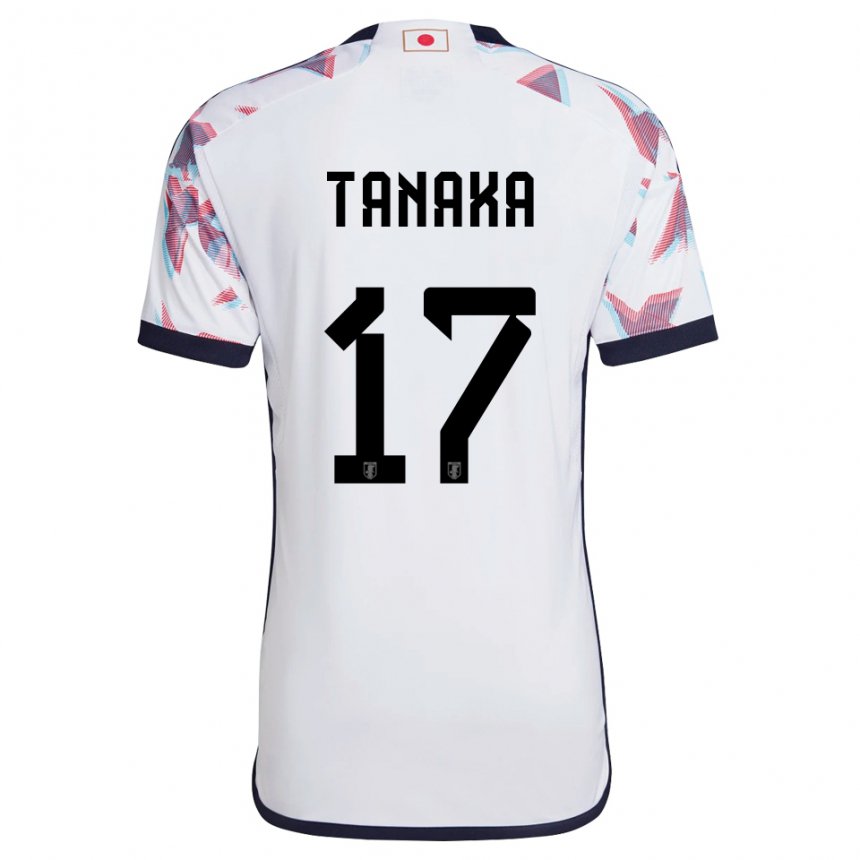 Niño Camiseta Japón Ao Tanaka #17 Blanco 2ª Equipación 22-24 La Camisa Chile