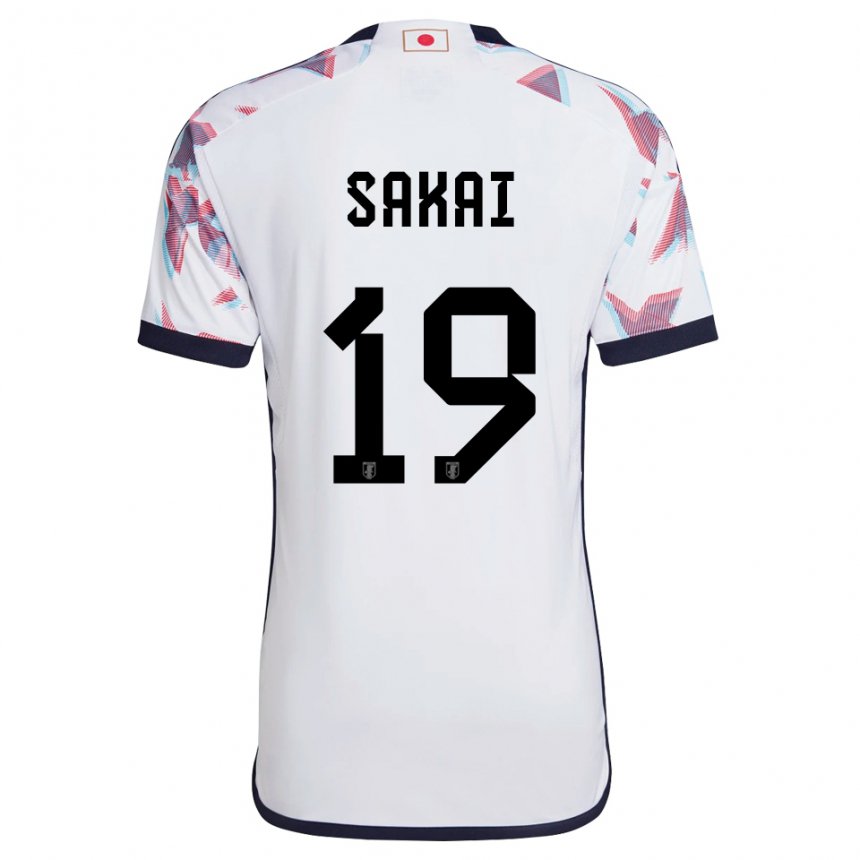 Niño Camiseta Japón Hiroki Sakai #19 Blanco 2ª Equipación 22-24 La Camisa Chile