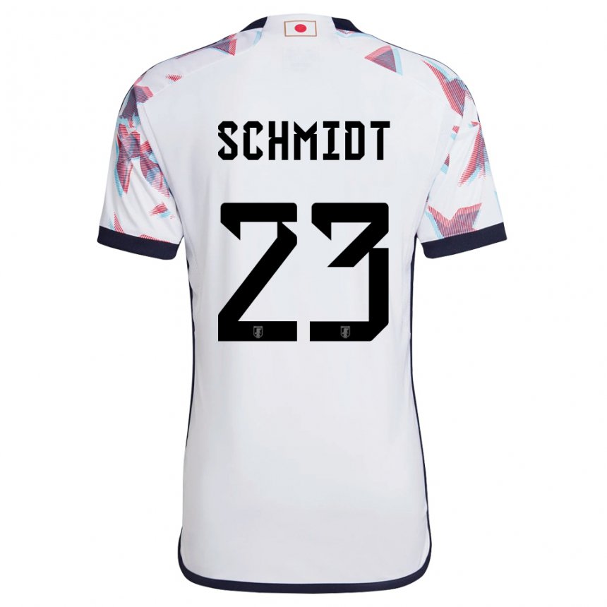 Niño Camiseta Japón Daniel Schmidt #23 Blanco 2ª Equipación 22-24 La Camisa Chile