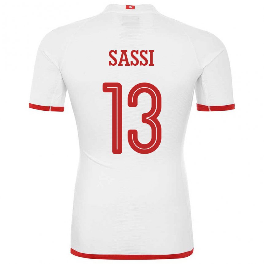 Niño Camiseta Túnez Ferjani Sassi #13 Blanco 2ª Equipación 22-24 La Camisa Chile