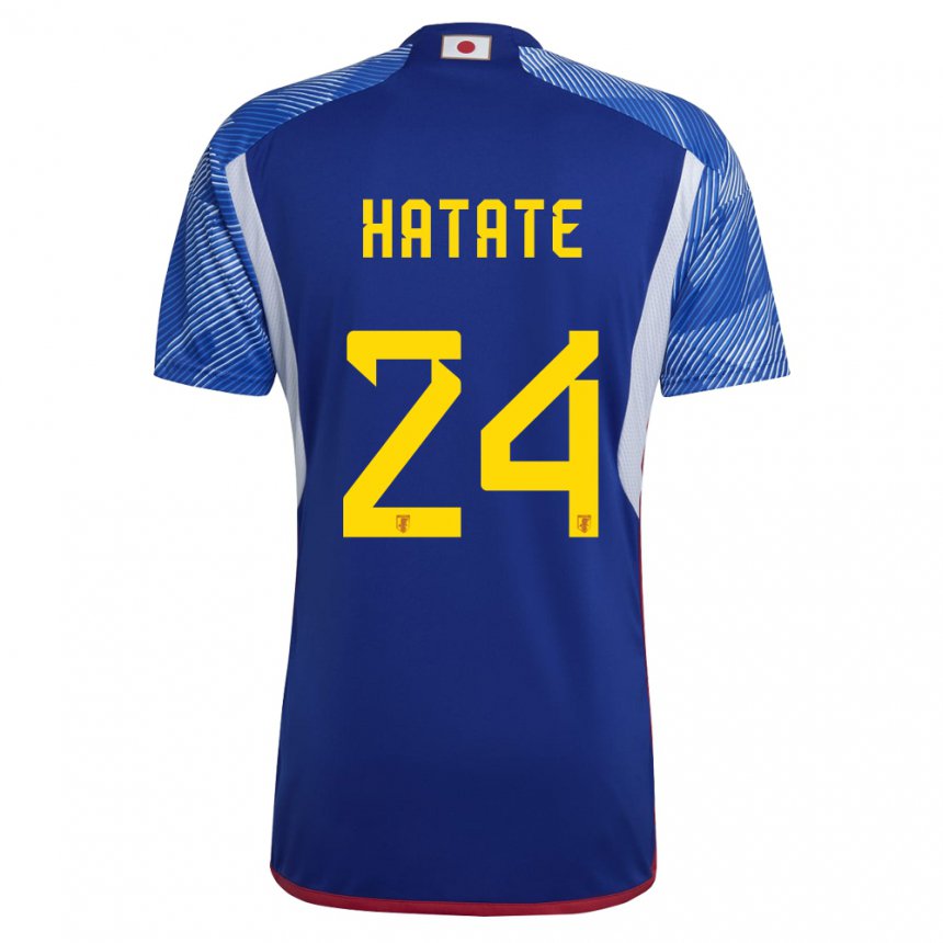 Hombre Camiseta Japón Reo Hatate #24 Azul Real 1ª Equipación 22-24 La Camisa Chile