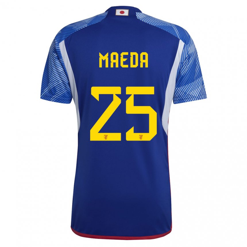 Hombre Camiseta Japón Daizen Maeda #25 Azul Real 1ª Equipación 22-24 La Camisa Chile