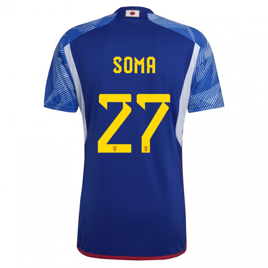 Hombre Camiseta Japón Yuki Soma #27 Azul Real 1ª Equipación 22-24 La Camisa Chile