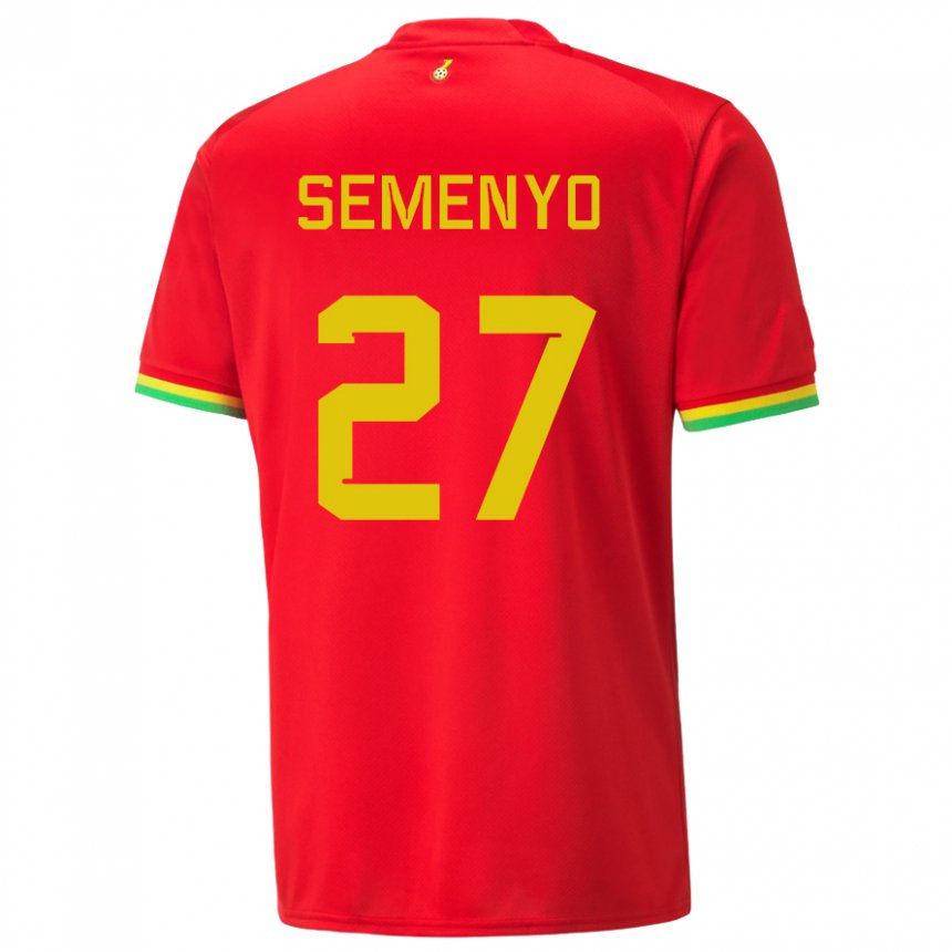 Hombre Camiseta Ghana Antoine Semenyo #27 Rojo 2ª Equipación 22-24 La Camisa Chile