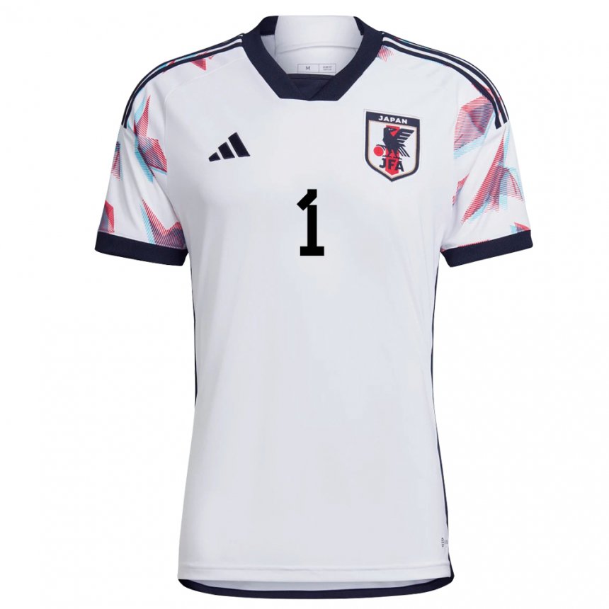 Hombre Camiseta Japón Eiji Kawashima #1 Blanco 2ª Equipación 22-24 La Camisa Chile