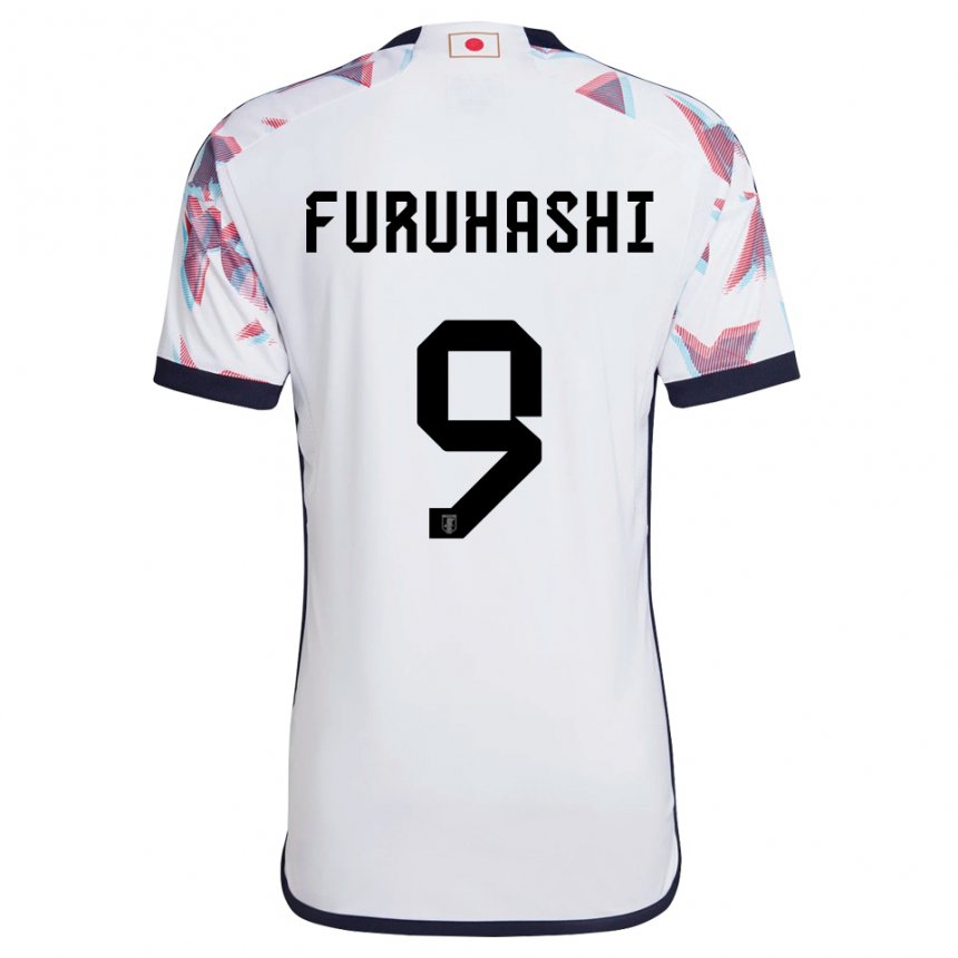 Hombre Camiseta Japón Kyogo Furuhashi #9 Blanco 2ª Equipación 22-24 La Camisa Chile