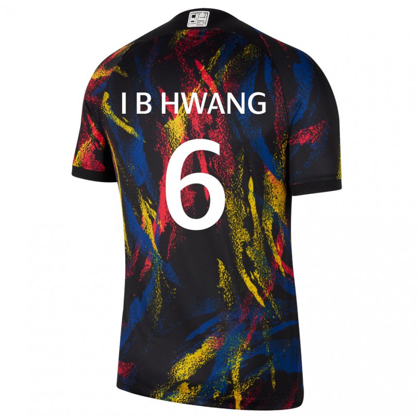 Hombre Camiseta Corea Del Sur In-beom Hwang #6 Multicolores 2ª Equipación 22-24 La Camisa Chile