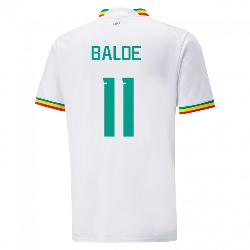 Niño Camiseta Senegal Haby Balde #11 Blanco 1ª Equipación 22-24 La Camisa Chile