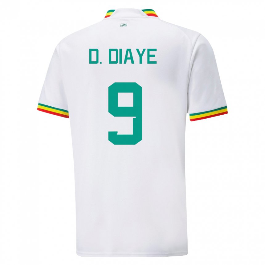 Niño Camiseta Senegal Dialy N Diaye #9 Blanco 1ª Equipación 22-24 La Camisa Chile