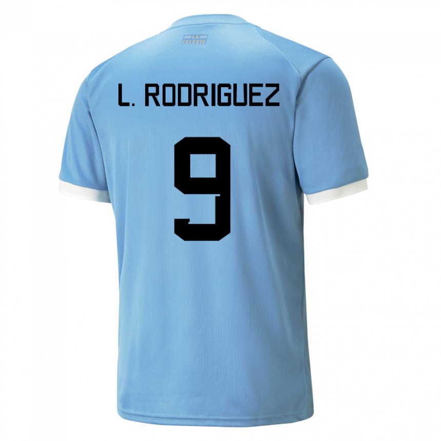 Niño Camiseta Uruguay Luciano Rodriguez #9 Azul 1ª Equipación 22-24 La Camisa Chile