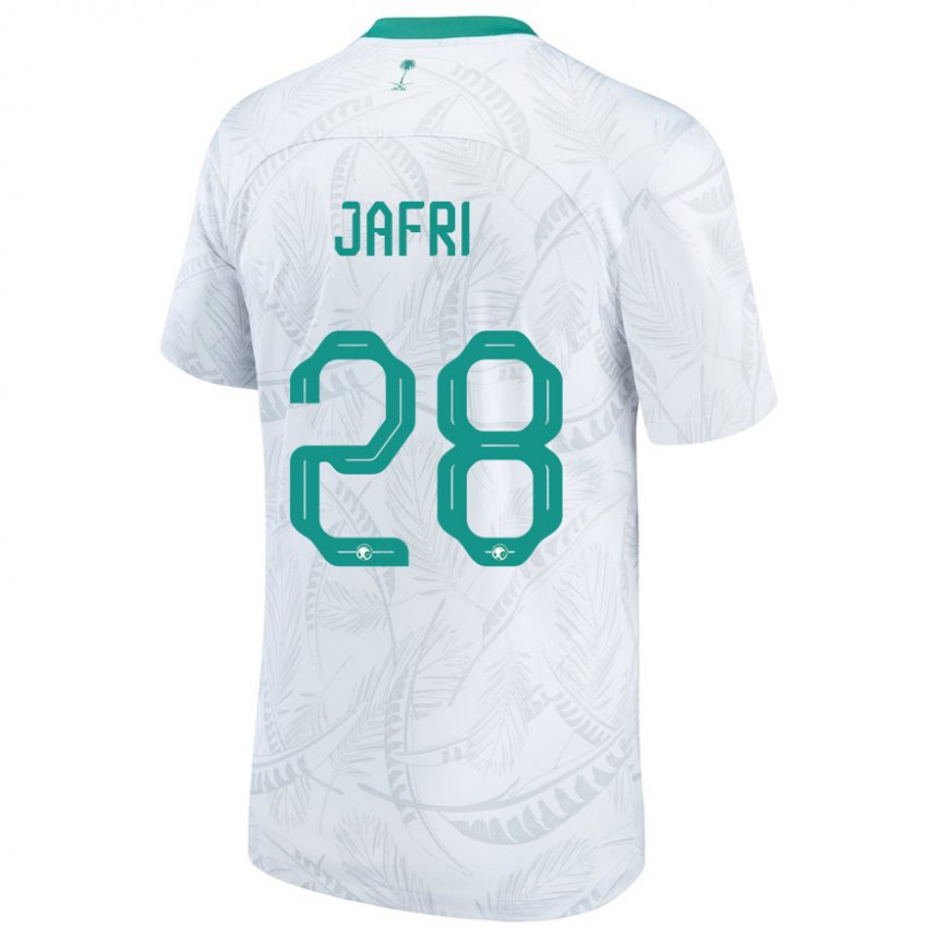 Niño Camiseta Arabia Saudita Farah Jafri #28 Blanco 1ª Equipación 22-24 La Camisa Chile