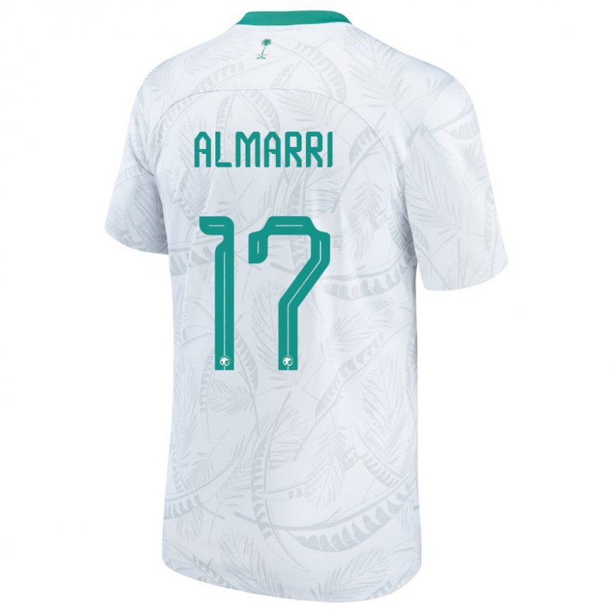 Niño Camiseta Arabia Saudita Mohammed Almarri #17 Blanco 1ª Equipación 22-24 La Camisa Chile