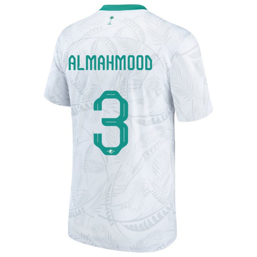 Niño Camiseta Arabia Saudita Mohammed Almahmood #3 Blanco 1ª Equipación 22-24 La Camisa Chile