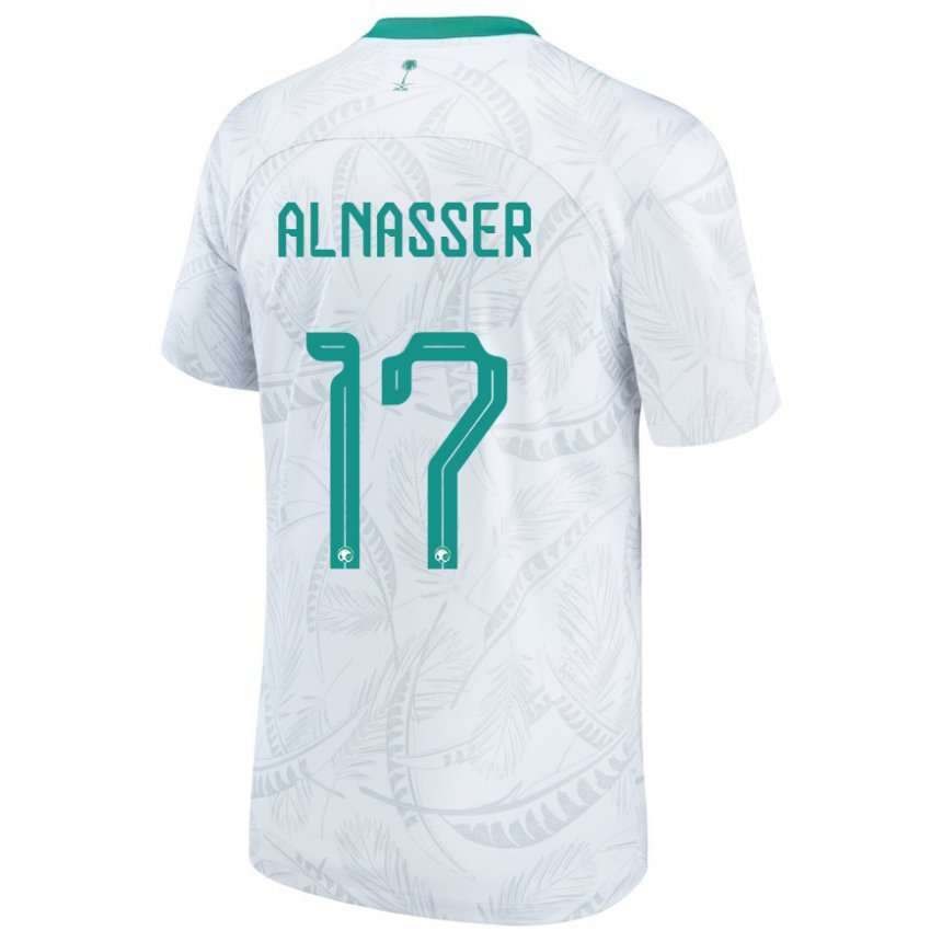 Niño Camiseta Arabia Saudita Saad Alnasser #17 Blanco 1ª Equipación 22-24 La Camisa Chile