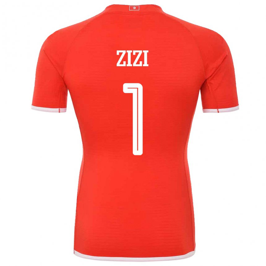 Niño Camiseta Túnez Nesrine Zizi #1 Rojo 1ª Equipación 22-24 La Camisa Chile