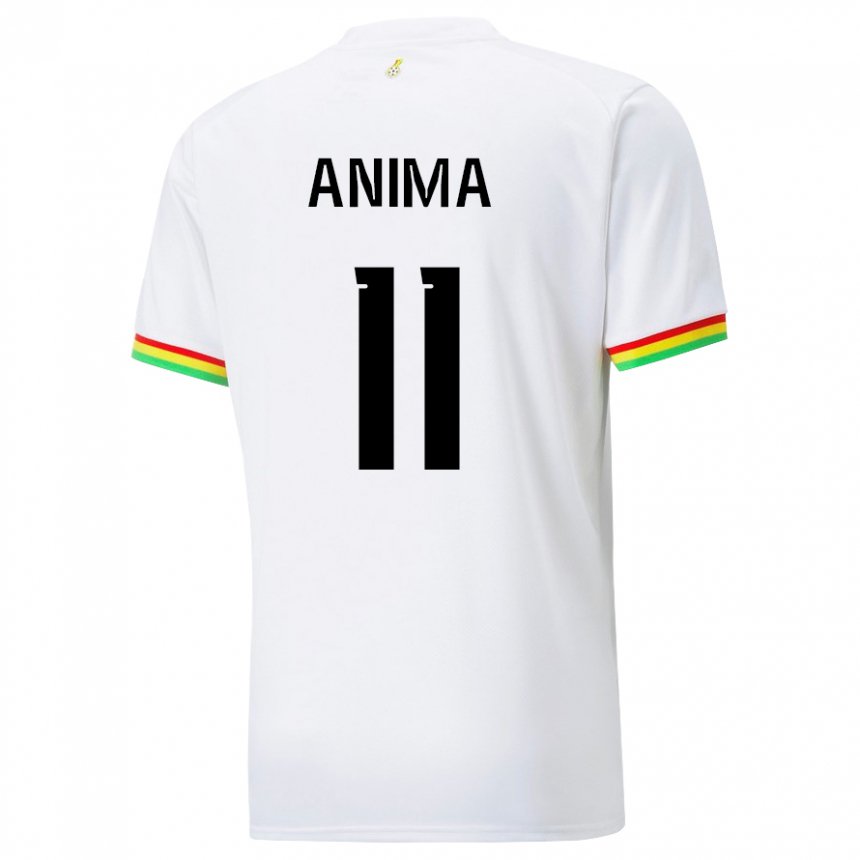 Niño Camiseta Ghana Naomi Anima #11 Blanco 1ª Equipación 22-24 La Camisa Chile