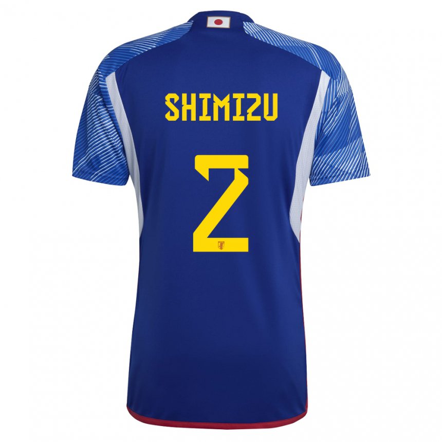 Niño Camiseta Japón Risa Shimizu #2 Azul Real 1ª Equipación 22-24 La Camisa Chile