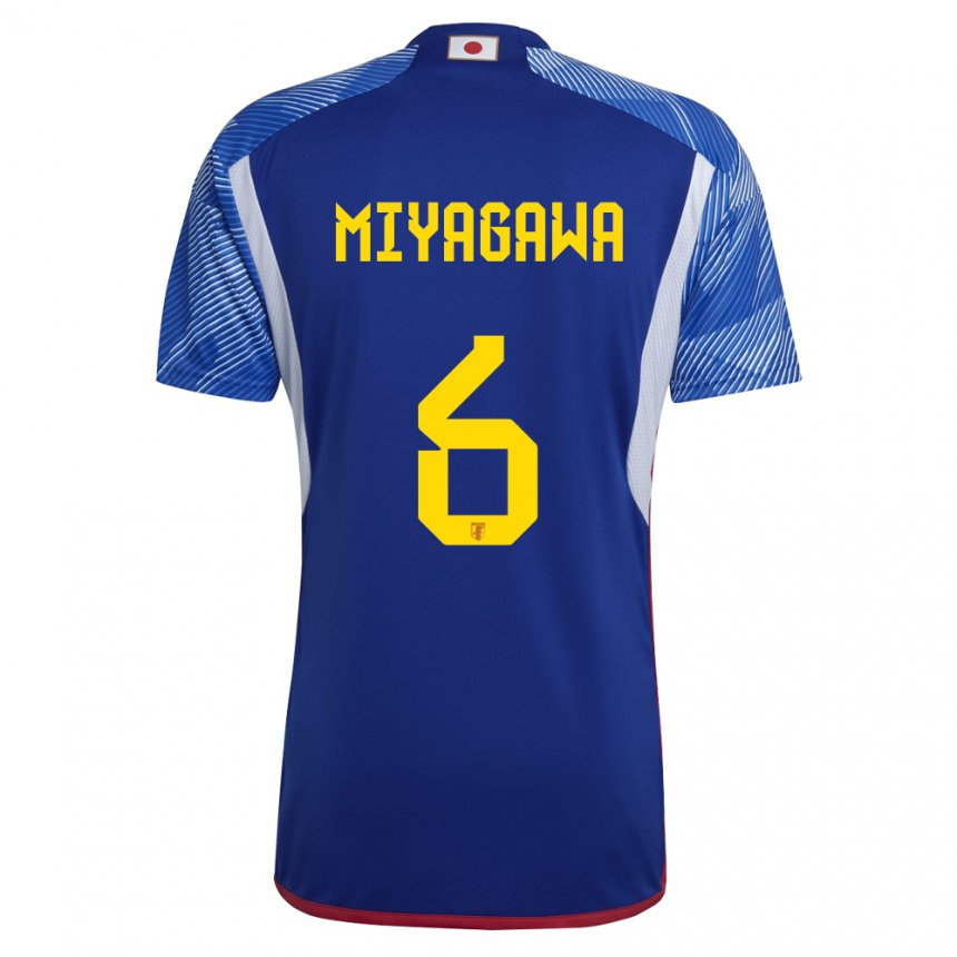 Niño Camiseta Japón Asato Miyagawa #6 Azul Real 1ª Equipación 22-24 La Camisa Chile