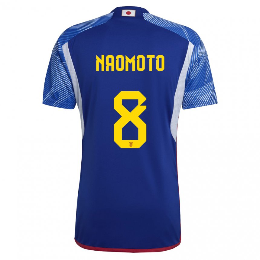 Niño Camiseta Japón Hikaru Naomoto #8 Azul Real 1ª Equipación 22-24 La Camisa Chile