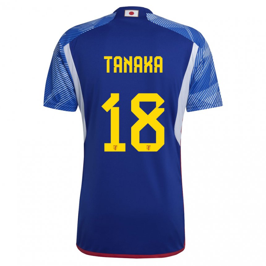 Niño Camiseta Japón Momoko Tanaka #18 Azul Real 1ª Equipación 22-24 La Camisa Chile