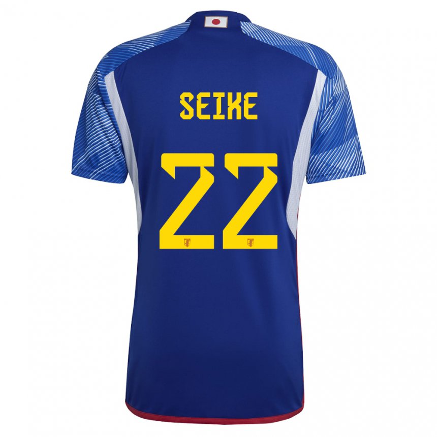 Niño Camiseta Japón Kiko Seike #22 Azul Real 1ª Equipación 22-24 La Camisa Chile