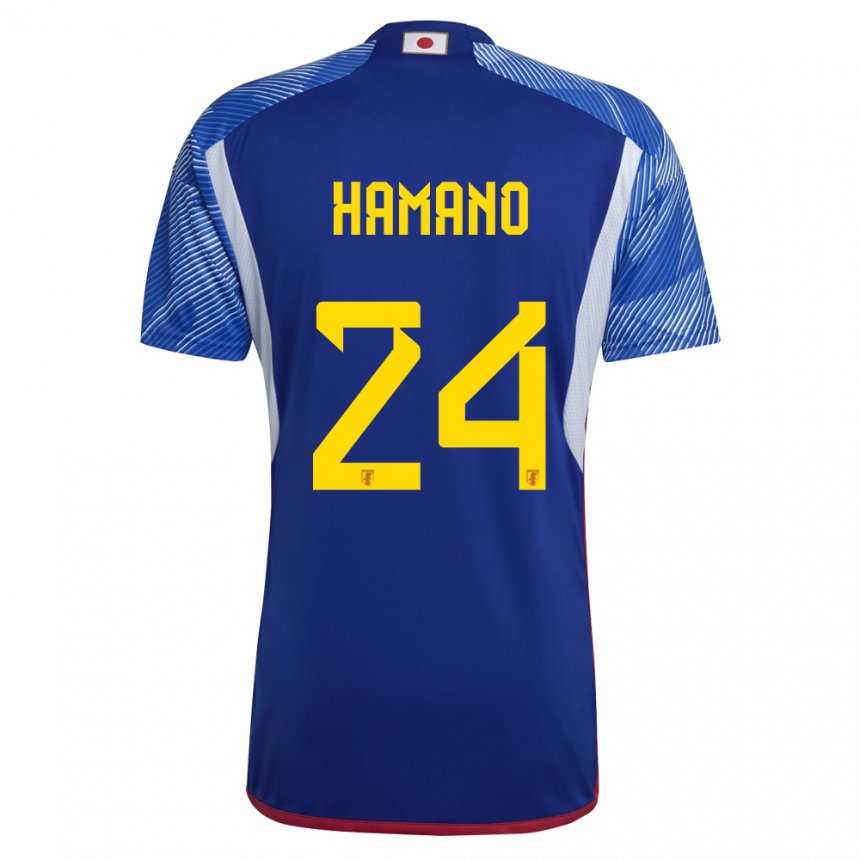 Niño Camiseta Japón Maika Hamano #24 Azul Real 1ª Equipación 22-24 La Camisa Chile